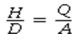 Which of these is used to determine the amount to administer using proportion with fractions? A) B) Q : H = A : D C) D)