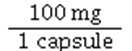 The dosage strength for Dilantin is   A)    B)    C)    D)   