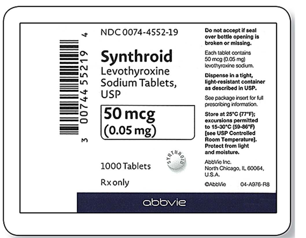 The order for Synthroid is 0.1 mg per day. What is the amount to administer?   A)  0.5 tablet B)  2 tablets C)  1 tablet D)  3 tablets