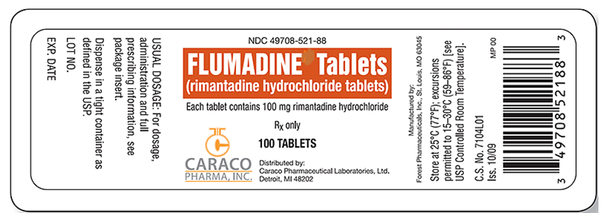 The physician ordered 0.1 g Flumadine po bid * 7 days. The amount to administer per dose will be   A)  2 tablets B)  0.5 tablet C)  1 tablet D)  1.5 tablets