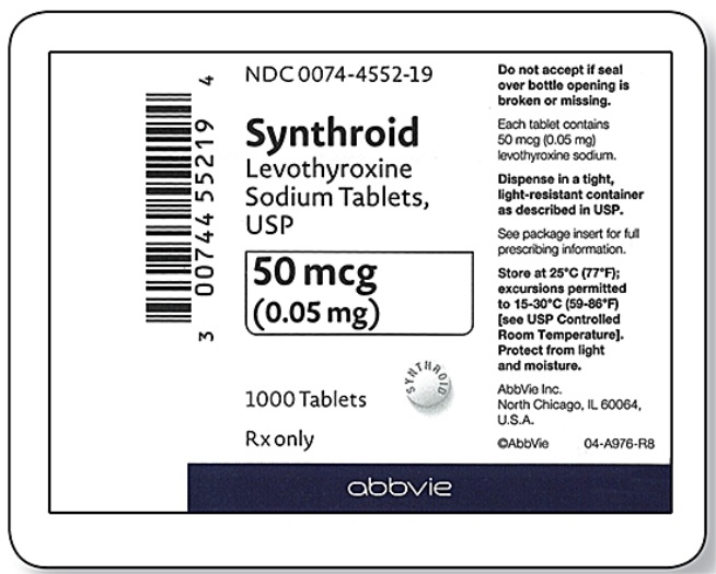 Ordered: Synthroid 125 mcg po daily.  On hand: see label.   The amount to administer is _______________. If the answer results in a mixed number be sure to include a space between the whole number and the fraction. Example: 1 1/4 (read as one and one-fourth).   