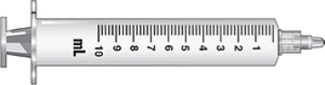 This is a(n) _______________ syringe used to measure and administer amounts of medication that are too large to fit in a standard syringe.