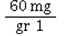 _____ is a conversion factor for converting grains to milligrams. A)    B)    C)    D)   