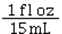 Which of the following is the correct conversion factor for converting milliliters to fluid ounces? A)    B)    C)    D)   
