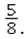 85% converted to a proper fraction and reduced to its lowest terms is A)    B)    C)    D)   