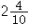 <strong>  ______________ (reduce to lowest terms)</strong> A) 3 B)   C)   D)   <div style=padding-top: 35px> 