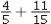 The sum of   = ______________. Write the answer as a mixed number reduced to lowest terms. <div style=padding-top: 35px> 