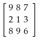 Find the transpose of the matrix. -   A)     B)    C)    D)   