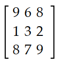Find the transpose of the matrix. -   A)     B)    C)    D)   