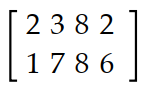Find the transpose of the matrix. -   A)     B)    C)    D)   