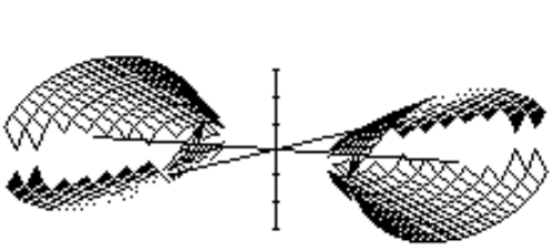 <strong>Choose the graph of the equation. - z^{2}-y^{2}-x^{2}=1 </strong> A) B) C) D)