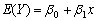  Which expression is a regression equation for a simple linear relationship in a population? A)   \hat{y}  = b<sub>0</sub> + b<sub>1</sub> x B)   \hat{y}  = 44 + 0.60 x C)    D)    