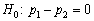 <strong>Use the following information for questions: A null hypothesis is that the mean nose lengths of men and women are the same. The alternative hypothesis is that men have a longer mean nose length than women. -Which of the following is the correct way to state the null hypothesis?</strong> A) B) C) D)