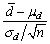 Which of the following is not a z-score? A)    B)    C)    D)   