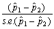 The t-distribution is the sampling distribution for which of the following? A)    B)    C)    D)   