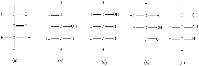 Categorize each of the following as an aldose,a ketose,or neither.  