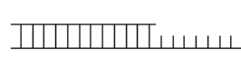 A suitable substrate for DNA polymerase is shown below.Label the primer and template,and indicate which end of each strand must be 3' or 5'.   To observe DNA synthesis on this substrate in vitro,what additional reaction components must be added?