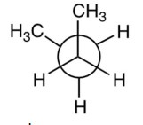 Identify the conformation of butane shown below.   A)  anti B)  gauche C)  skewed D)  eclipsed