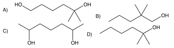 What is the product of the following reaction?       A)     B)     C)     D)    