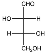 What are the configurations of carbon atoms 2 and 3, respectively, of D-threose, shown below?   A)  R,R B)  R,S C)  S,R D)  S,S