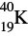 When   undergoes beta-decay, the product is   .