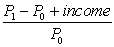 <strong>The holding period return is calculated as</strong> A) B) C) D)