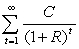 The quantity   equals A)  C x R B)  C ÷ R C)  C<sup>R</sup> D)  R<sup>C</sup>