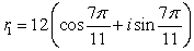 Suppose    and    . Find the polar form of    . Give the exact answer using radians for      .