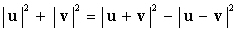 <strong>Let u and v be vectors. Determine which of the following alternatives is always true.</strong> A) B) C) D)