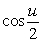 Evaluate    assuming that u is in the interval   and    . Give the exact answer.