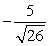 Suppose u is in the interval  , with cot(u)  = 5. Find an exact expression for sec(u) . A)     B)     C)     D)    