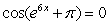 Find the smallest real number x such that      . Give the exact answer.