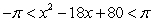 Find the smallest positive number x such that   And    . A)  8 B)  10 C)  -8 D)  8 and 10