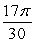 Suppose an ant walks counterclockwise on the unit circle from the point (0, 1)  to the end-point of the radius that forms an angle of  Radians with the positive horizontal axis. How far has the ant walked? A)     B)     C)     D)    