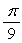 Suppose an ant walks counterclockwise on the unit circle from the point (1, 0)  to the end-point of the radius that forms an angle of   With the positive horizontal axis. How far has the ant walked? A)     B)     C)     D)    