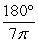 What angle corresponds to a circular arc on the unit circle with length 7? Give the exact answer in degrees. A)     B)     C)     D)    