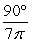 What angle corresponds to a circular arc on the unit circle with length 7? Give the exact answer in degrees. A)     B)     C)     D)    