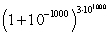 Estimate the value of . Give the answer as a power of e.