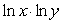 <strong>For x = 12 and y = 13, evaluate each of the following. Round your answers to four decimal places.</strong> A) B)