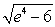 <strong>Find all numbers x that satisfy the given equation. Ln(x + 6) + ln(x - 6) = 4</strong> A) B) C) D)