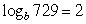 Find a number b such that the indicated equality holds.   