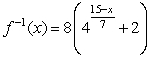 Find the inverse function.    A)     B)     C)     D)   