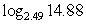 Evaluate     . Round your answer to four decimal places.