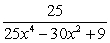 <strong>Suppose . Write the expression (r(x))<sup>2</sup> as a ratio, with the numerator and denominator each written as a sum of terms of the form cx<sup>m</sup>.</strong> A) B) C) D)