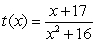 Find two distinct numbers x such that , where .