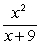 Write the expression in the form , where q is the denominator of the given expression and G and R are polynomials with deg R < deg q.