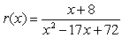 Find the asymptotes of the graph of the function .