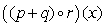 Suppose p(x) = x<sup>2</sup> + 4x + 2, q(x) = 4x<sup>3</sup> - 2x + 1, r(x) = 8x<sup>3</sup> + 4. Write the expression as a sum of terms, each of which is a constant times a power of x.