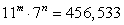 Find integers m and n such that .
