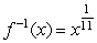 Find a formula for the inverse function  Of the indicated function.   A)     B)     C)     D)    